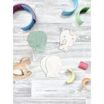 Mjolk Рукавички-антицарапки Ping Pong/Magic Mint/Ecru, сет из 3х пар