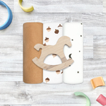 Сет из 3х пелёнок Mjolk Camel/Жёлуди/Ночное небо (80см*80см)