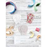 Mjolk Рукавички-антицарапки Bloom/Hello Mommy/White Sand, сет из 3х пар