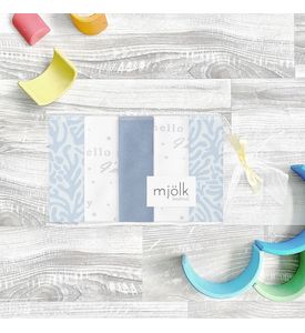 Набор платочков-слюнявчиков Mjolk Рифы (20см*20см) Набор платочков-слюнявчиков Mjolk Рифы (20см*20см)