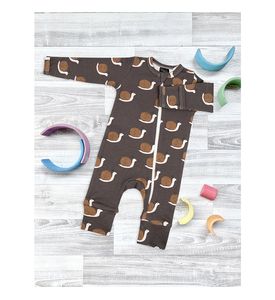 Комбинезон Mjolk Sleep and Play Улитки, на манжетах