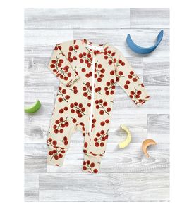Комбинезон Mjolk Sleep and Play Cherry Tomatoes, на манжетах