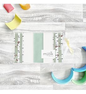 Набор платочков-слюнявчиков Mjolk Birch Trees (20см*20см) Набор платочков-слюнявчиков Mjolk Birch Trees (20см*20см)