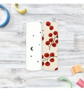 Сет из 2х пелёнок Mjolk Cherry Tomatoes/Ночное небо (120см*85см)