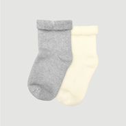 Носки детские махровые Mjolk Grey/Cream, сет из 2х штук