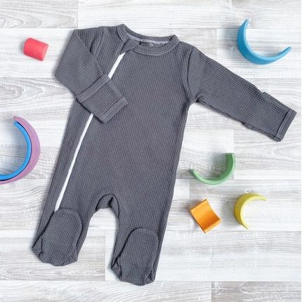 Комбинезон Mjolk Sleep and Play Waffle Dark Gray