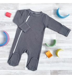 Комбинезон Mjolk Sleep and Play Waffle Dark Gray