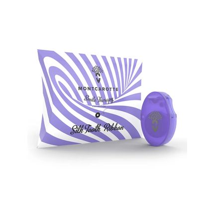 MontCarotte Шелковая лента для зубов цвет "Фиолетовый" 10 м