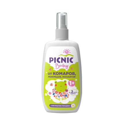 Picnic Baby Спрей от Комаров с экстрактом Ромашки 120 мл