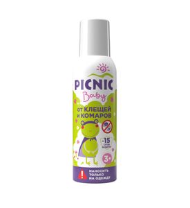 Picnic Baby 92930 Аэрозоль от клещей и комаров с 12мес.