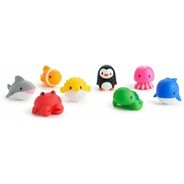 Munchkin Игрушка для ванны Морские животные 8 шт. 9м+