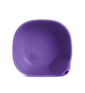 Munchkin мисочка силиконовая Last Drop с носиком 6+ фиолетовая