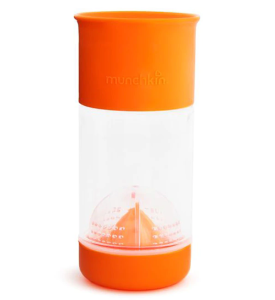 Munchkin поильник 360° для фруктовой воды с инфузером 414мл. Оранжевый от 4 лет