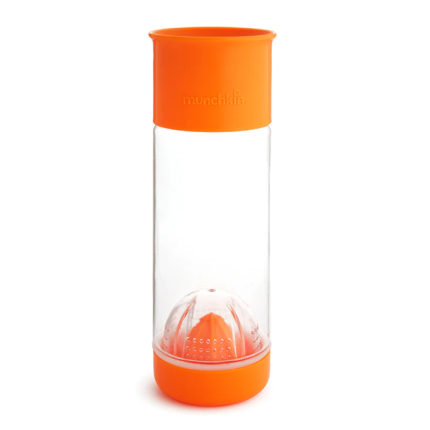Munchkin бутылка 360° для фруктовой воды с инфузером 591мл. Оранжевый