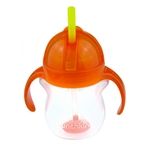 Munchkin поильник Click Lock с трубочкой и с ручками оранжевый 207 мл. 6+ Munchkin поильник Click Lock с трубочкой и с ручками оранжевый 207 мл. 6+