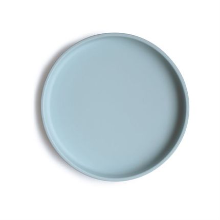 MUSHIE Силиконовая тарелка на присоске Powder Blue M100222
