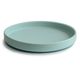 MUSHIE Силиконовая тарелка на присоске Cambridge Blue M100212