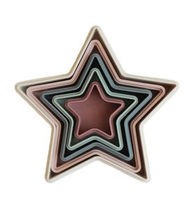 MUSHIE Пирамидка-формочки Nesting Star