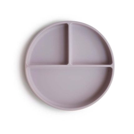 MUSHIE Секционная тарелка на присоске Soft Lilac 2320442