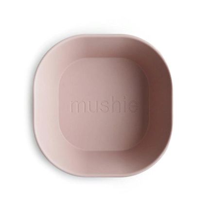 MUSHIE Квадратные миски (2шт) Blush