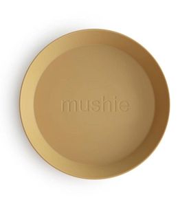 MUSHIE Круглые тарелки (2шт) Mustard
