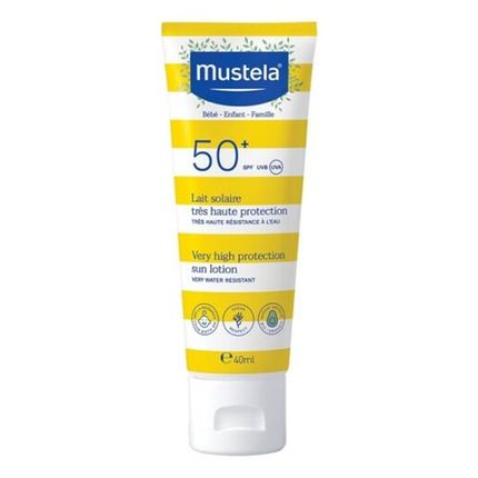 Mustela Солнцезащитный молочко SPF 50+, 40мл.