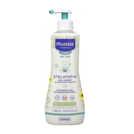 Mustela Очищающий гель для купания Stelatopia 500мл.