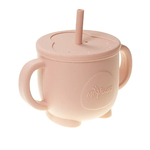 Miyoumi  Силиконовая чашка-поильник с силиконовой трубочкой, Румяна P0002/244
