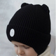 НаследникЪ Выжанова Шапка зимняя на завязках, цв. черный  НВ1041-ЧР