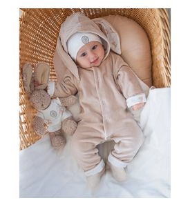 НаследникЪ Выжанова 44375-БЖ Комбинезон с капюшоном цв. бежевый