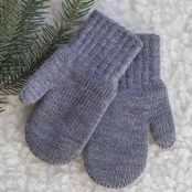 НаследникЪ Выжанова Варежки детские двойные,  цв. маренго  А37101-19