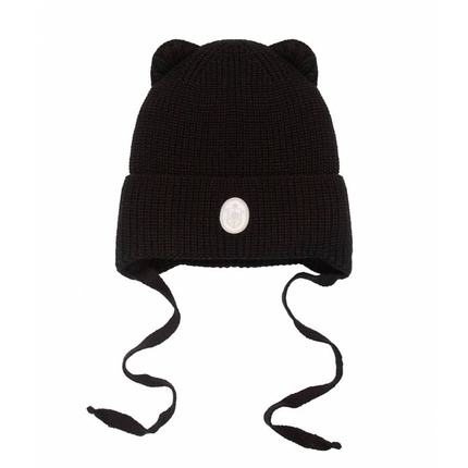 НаследникЪ Выжанова Шапка зимняя на завязках, цв. черный  НВ1041-ЧР
