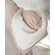 НаследникЪ Выжанова Плед утепленный + вязаный бант, цв. пудра НВ4066_1-ПД