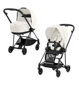 Детская коляска 2 в 1 Cybex Mios III Off White на шасси Matt Black