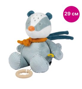 Nattou 595049 Игрушка мягкая Musical Soft toy FELIX & LEO Барсук музыкальная