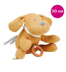 Nattou 388030 Игрушка мягкая Musical Soft toy CHARLIE Собачка caramel музыкальная