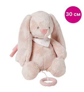 Nattou 485036 Игрушка мягкая Musical Soft toy ALICE & POMME Кролик музыкальная