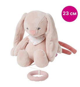 Nattou 485050 Игрушка мягкая Musical Soft toy MINI ALICE & POMME Кролик музыкальная