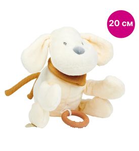 Nattou 388023 Игрушка мягкая  Musical Soft toy CHARLIE Собачка vanilla музыкальная