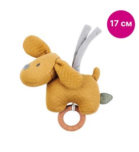 Nattou 388047 Игрушка мягкая Musical Soft toy MINI CHARLIE Собачка caramel музыкальная