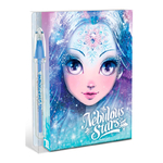Nebulous Stars 11579-1_NSDA Серия Iceana: Блокнот в жестком переплете, на резинке, с геливой ручкой