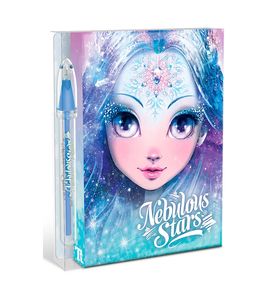 Nebulous Stars 11579-1_NSDA Серия Iceana: Блокнот в жестком переплете, на резинке, с геливой ручкой