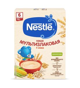 Nestle® Безмолочная мультизлаковая каша 5 злаков, 200гр