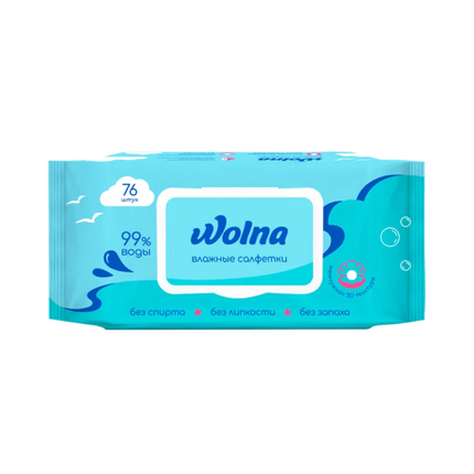 Wolna Влажные салфетки 76 шт.