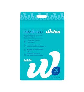 Wolna Одноразовые пелёнки 60x90 28 шт.