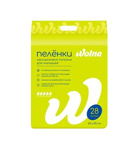 Wolna Одноразовые пелёнки 45x60 28 шт.