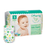 Offspring подгузники, S 3-6 кг. 48 шт. расцветка Восточные сказка