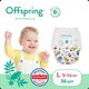 Offspring трусики-подгузники, L 9-14 кг. 36 шт. расцветка Карандаши