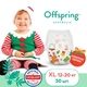 Offspring трусики-подгузники, XL 12-20 кг. 30 шт. расцветка Новый год