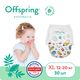 Offspring трусики-подгузники, XL 12-20 кг  30 шт  расцветка Карандаши